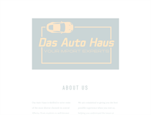 Tablet Screenshot of dasautohaus.ca